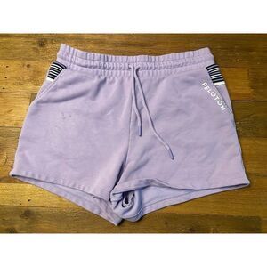 Peloton Large lounge sweat shorts purple athletic